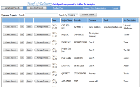 web based dispatch scheduling